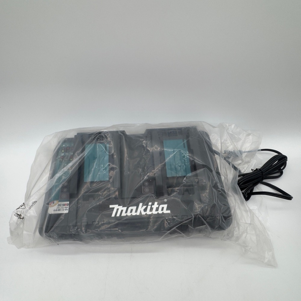 Makita DC18RD Dual Port Rapid Battery Charger 18V LXT Li-Ion USB NEW - Picture 8 of 9